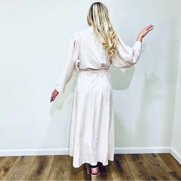 VTG Floral Striped Robe - Picture 10 of 11